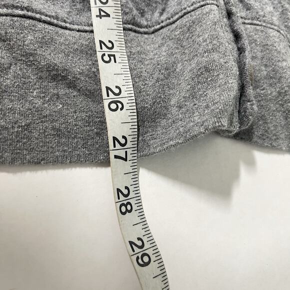 Club Monaco Cardigan Sweater Womens XL Gray Cotton Striped Lining Academia Y2K - Picture 11 of 12